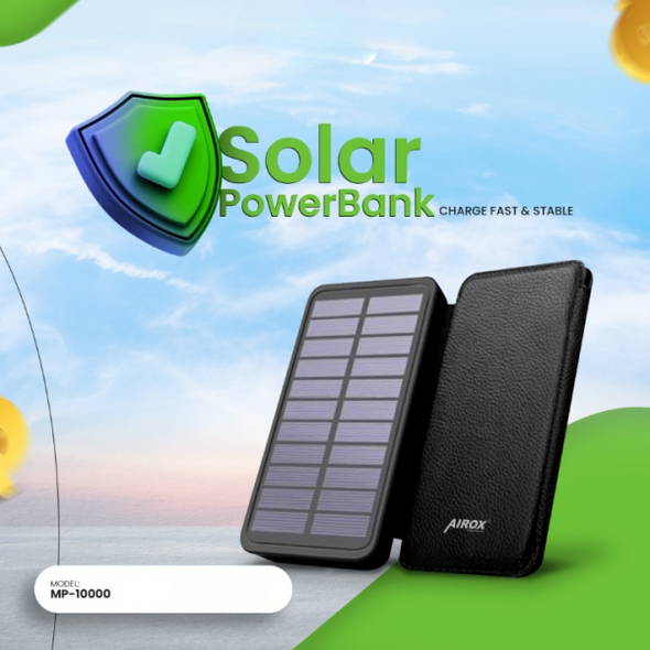 Mp-10000 Airox Solar Solar Power Bank – Your Sustainable Energy Solution